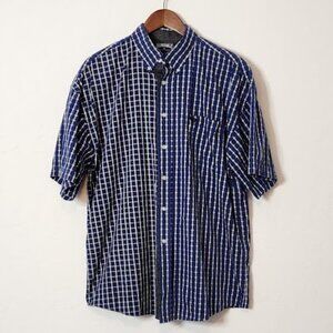 Panhandle Slim Men's Short Sleeve Button-Down Shirt Size Large